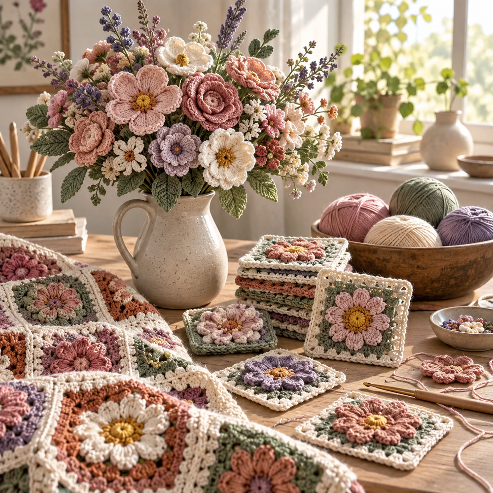 Flowers & Granny Squares