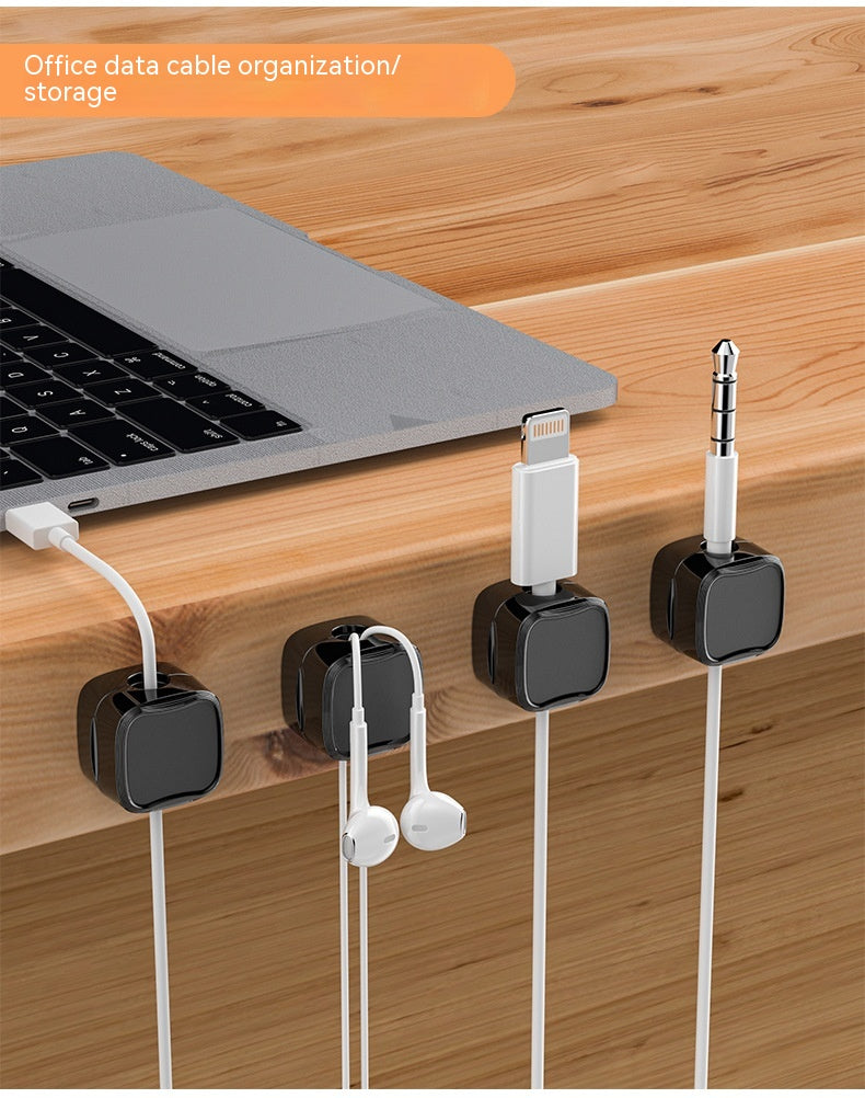 CableNest™ Magnetic Cable Clips – 6 Pack