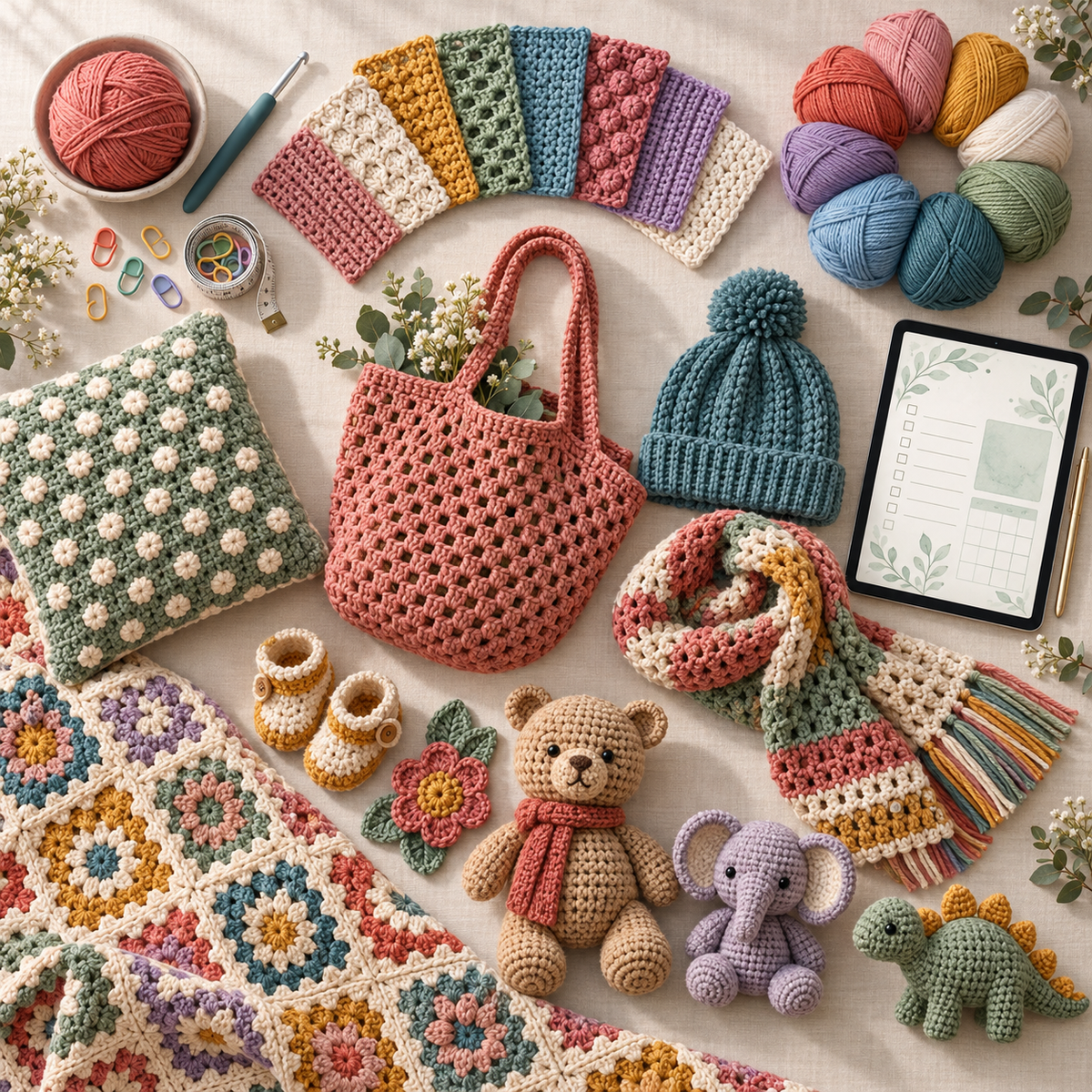 Complete Crochet Masterclass + 5 Bonus Guides