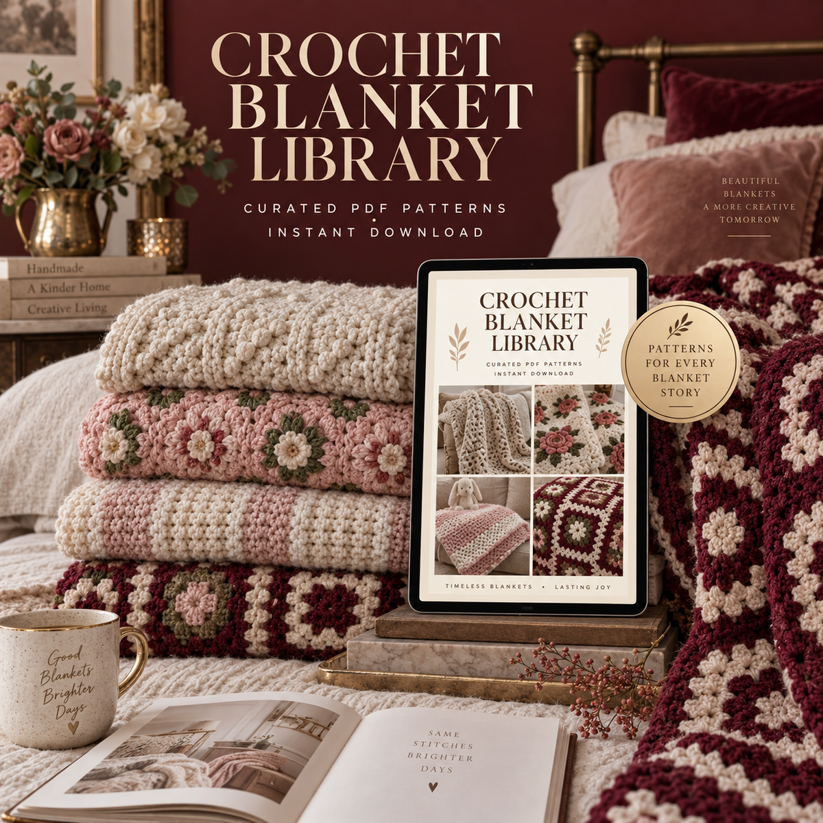 Crochet blanket pattern library