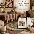 Crochet home décor pattern library