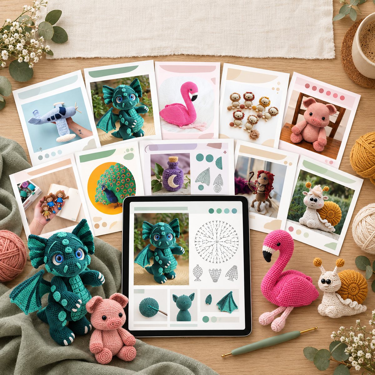 Amigurumi Crochet Pattern Library