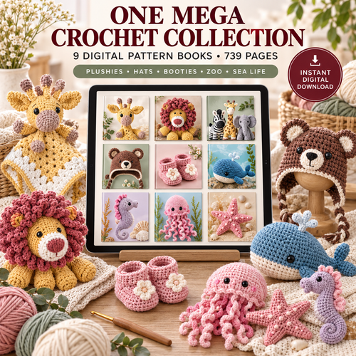 Animal Crochet Pattern Mega Collection